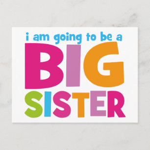 Ik word een Big Sister Briefkaart