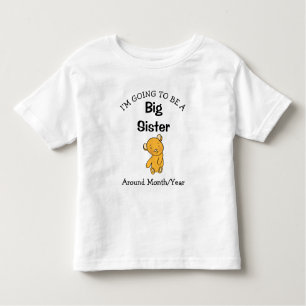 Ik word een Big Sister Kinder Shirts