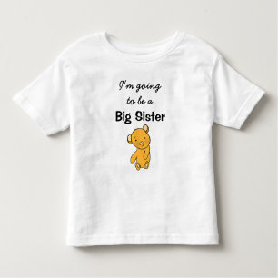 Ik word een Big Sister Kinder Shirts
