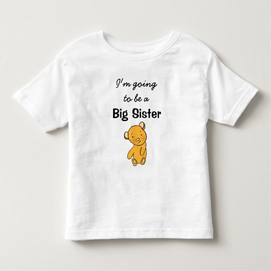 Ik word een Big Sister Kinder Shirts (Voorkant)