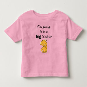 Ik word een Big Sister Kinder Shirts