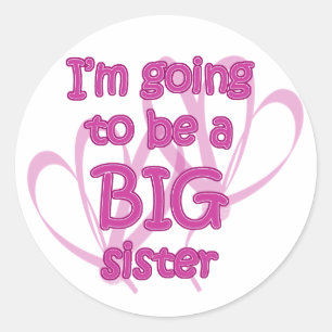 Ik word een Big Sister Sticker