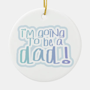 Ik word een cadeau voor papa keramisch ornament