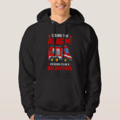 Ik word een grote broeder Vuurstofzwangerschap R Hoodie (Voorkant)