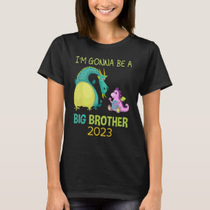 Ik word een grote broer 2023 Boys Dragon T-shirt
