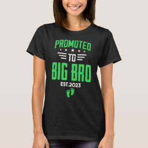Ik word een grote broer 2023 die naar Bi wordt bev T-shirt