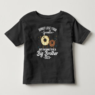Ik word een grote broer 2023 Donut Kinder Shirts