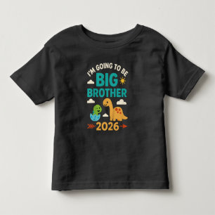 Ik word een grote broer 2026 Dinosaur  Kinder Shirts