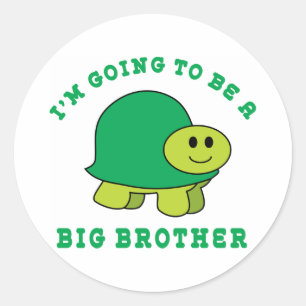 Ik word een grote broer ronde sticker