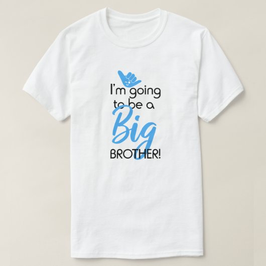 Ik word een grote broer. t-shirt (Design voorkant)