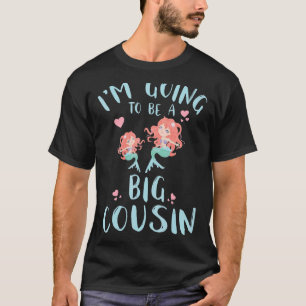 Ik word een grote neef Schattigee zeemeermin T-shirt