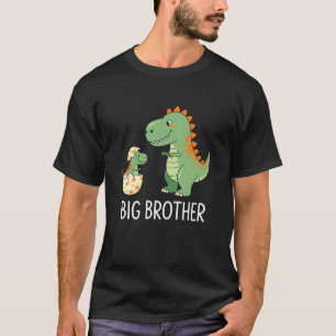 Ik word een grote oudere broer dinosaurus Dino T-shirt