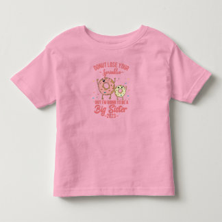 Ik word een grote zus 2023 Zwangerschapsaankondigi Kinder Shirts