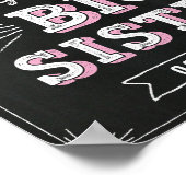 Ik word een grote zuster Aangepast 8x10-teken Poster (Hoek)