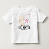 Ik word een grote zuster-Baby-aankondiging Kinder Shirts (Voorkant)
