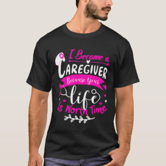 Ik word een zorgverlener Funny Zurse Caregiver Quo T-shirt