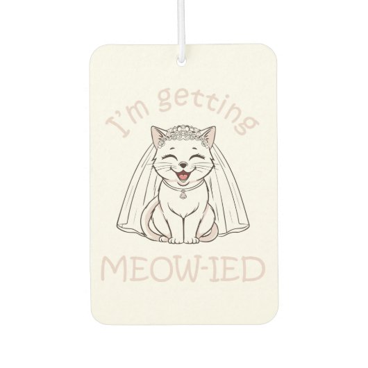 Ik word ge-meow-d! luchtverfrisser (Voorkant)