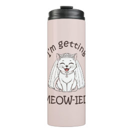 Ik word ge-meow-d! thermosbeker