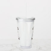 Ik word ge-meow-ied! acryl drinkbeker (Rechts)