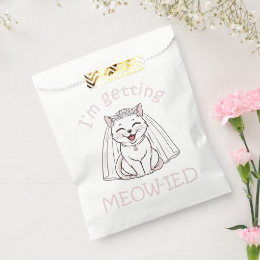 Ik word ge-meow-ied! bedankzakje (Gezegeld)