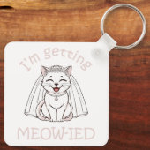 Ik word ge-meow-ied! sleutelhanger (Achterkant)