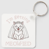 Ik word ge-meow-ied! sleutelhanger (Achterkant)