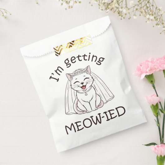 Ik word ge-meow-wed! bedankzakje (Gezegeld)