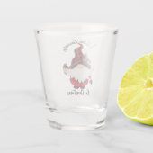 Ik word genoomd voor kerstcadeautje shot glas (Achterkant)