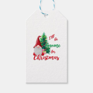 Ik word Gnome voor Kerstmis. Cadeaulabel