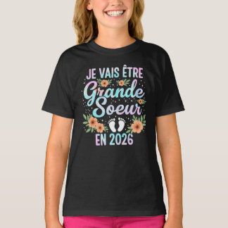 Ik word grote zus 2026 t-shirt