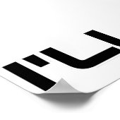 Ik word Johann Sebastian Bach Poster (Hoek)