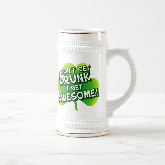 Ik word niet Drink als ik Geweldige word Bierpul (Rechts)