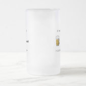 Ik word niet Drink, ik krijg Awsome op een Matglas Bierpul (Center)