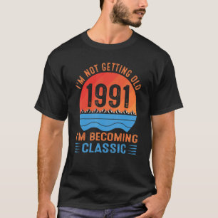 Ik word niet oud en ik word klassieke Vintage 1 T-shirt