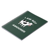 Ik word niet vermaakt door grappige boerderijdier- notitieboek (Linkerzijde)