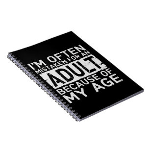 Ik word vaak voor een volwassene aangezien vanwege notitieboek