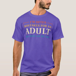 Ik word vaak voor een volwassene aangezien vanwege t-shirt