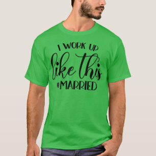 Ik word wakker als deze trouwpartij Bride. T-shirt
