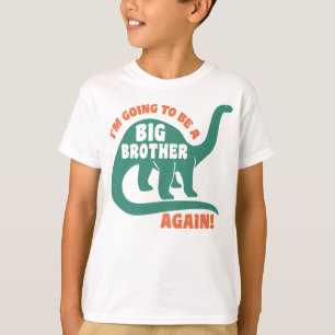 Ik word weer een grote broer Dinosaur T-shirt