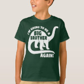 Ik word weer een grote broer Dinosaur T-shirt (Voorkant)
