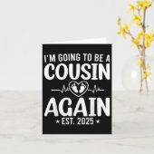 Ik word weer neef/cousin in 2025 gepromoveerd tot  kaart (Gele Bloem)