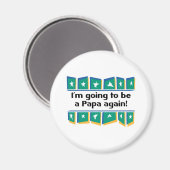 Ik word weer papa! magneet (Voorkant / Achterkant)