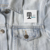 Ik wortel voor... vierkante button 5,1 cm (In situ)