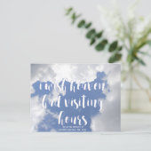 Ik wou dat de hemel bezoekuren had | Herinnering Briefkaart (Staand voorkant)