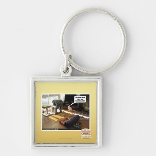 Ik wou dat er iets te doen was sleutelhanger (Voorkant)