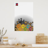 Ik wou dat ik aandacht had geschonken in winkelkla poster (Keuken)