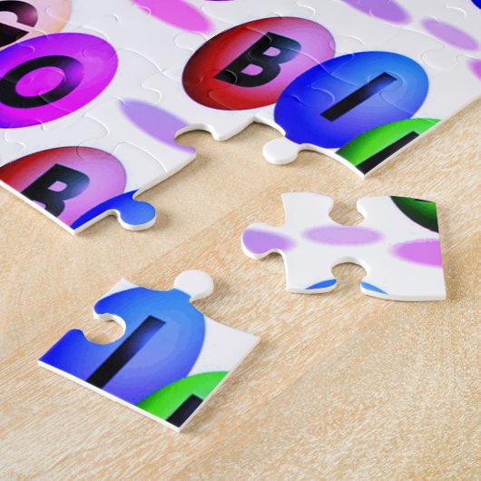 Ik wou dat ik bij bingo was legpuzzel (Zijkant)