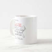 Ik wou dat ik bij de dixie Coffee Cup Mok was 11 o (Voorkant links)