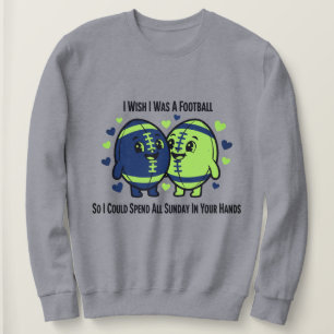 Ik wou dat ik een voetbal was - Seattle Seahawks M Trui