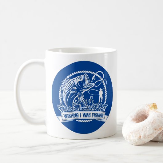 Ik wou dat ik Gevist was Koffiemok (Met donut)